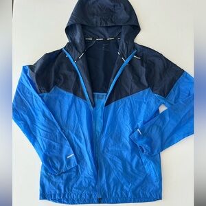 Nike two tone blue windbreaker